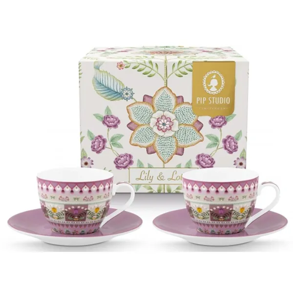 Pip Lily&Lotus Conj 2Chávenas Expresso 120ml
