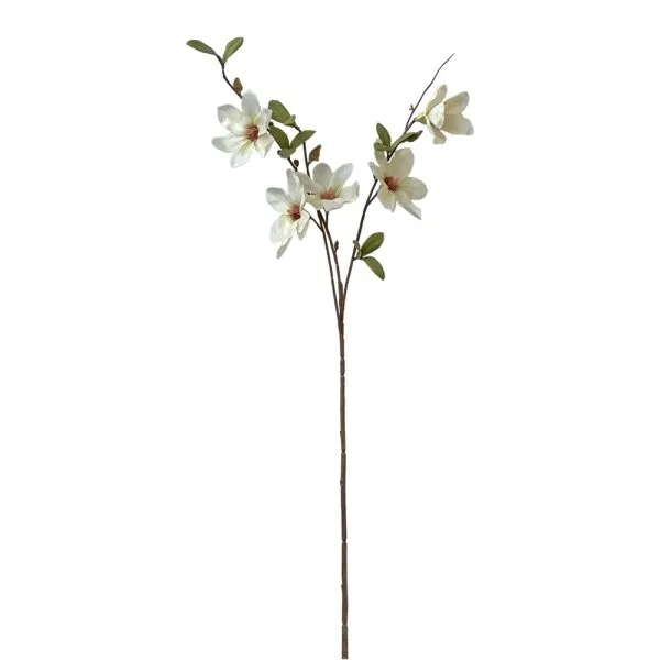 Plantas Artificiais Magnolia Branca 64cm